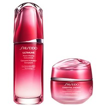 시세이도 얼티뮨 파워 인퓨징 컨센트레이트 3 세럼 75ml + 크림 50ml 세트, 1세트