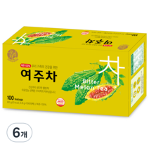 우리차 여주차, 0.8g, 100개입, 6개
