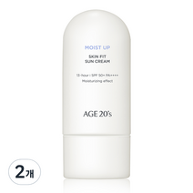 에이지투웨니스 스킨핏 수분 선크림 SPF50+ PA++++, 2개, 60ml