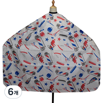 알로하 하와이안 스타일 바버샵 커트보, 10-빠삐용, 6개