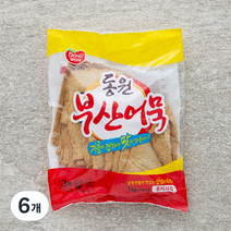 동원 부산 풍미사각 어묵, 1kg, 6개