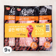 동원 그릴리 골든베이컨 오리지널, 120g, 9개