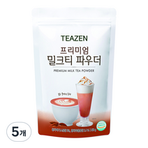 티젠 프리미엄 밀크티 파우더, 500g, 5개