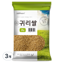 건강한밥상 2023년산 햇곡 국산 귀리쌀, 2kg, 3개