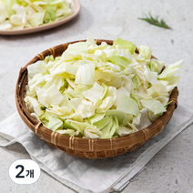 곰곰 사각썰기 양배추, 1kg, 2개