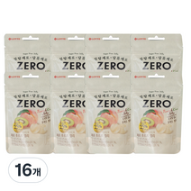 롯데제과 제로 후르츠 젤리 츄잉젤리, 16개, 52g