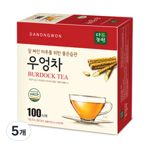 다농원 우엉차 티백, 1g, 100개입, 5개