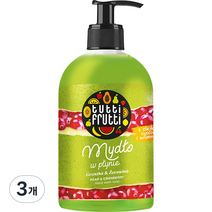 파모나 핸드워시 페어앤크랜베리, 500ml, 3개