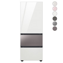 [색상선택형] 삼성전자 비스포크 김치플러스 냉장고 방문설치, 브라우니 실버