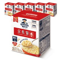 퀘이커 오트밀 오리지널 6p, 180g, 6박스