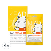 함소아 비말마스크 초소형 KF-AD, 50개입, 4개