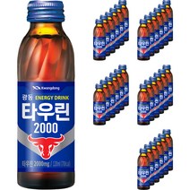 광동제약 타우린 2000 에너지음료, 50개, 120ml