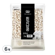 더담은 흰강낭콩, 2kg, 6개