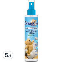 스너글 포근한 섬유 탈취제, 150ml, 5개, 허거블 코튼