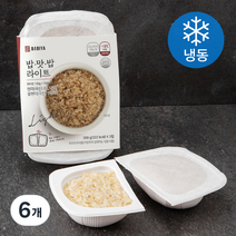 밥이야 밥맛밥라이트 현미밥 (냉동), 200g, 6개