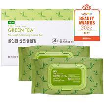 토니모리 NEW 그린티 클렌징 티슈 세트, 200매, 1개