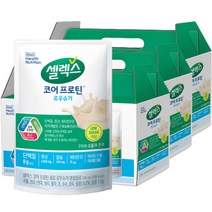 셀렉스 코어 프로틴 음료 로우슈거, 1750ml, 3개