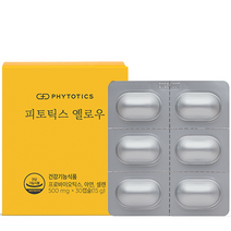 피토틱스 옐로우 프로바이오틱스 500mg, 30정, 1개