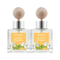 프로방스 카 디퓨저 50ml, 자스민베르가못, 2개입
