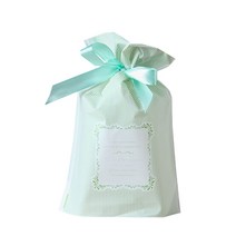 마켓감성 주머니 포장 봉투 50p, 그린스트라이프, 50개