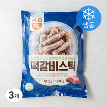 삼양 떡갈비 스틱, 1000g, 3개