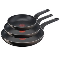 테팔 티타늄 액티쿡 후라이팬 3종세트, 블랙커피, 프라이팬 20cm + 26cm + 30cm