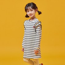 올리반 여아용 멜로 골지 원피스