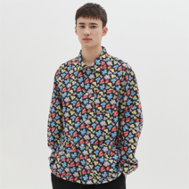 위캔더스 남성용 FLORAL OXFORD 자켓