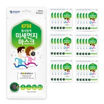 건영크린텍 3단 황사방역 미세먼지 마스크 성인용 KF94 검정 대형, 1개입, 30개