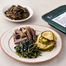 집반찬연구소 건나물 반찬 4종 건호박볶음 + 건피마자볶음 + 건취나물볶음 + 건가지볶음, 1세트