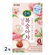 순작 납작복숭아차 티백, 1.8g, 20개입, 2개