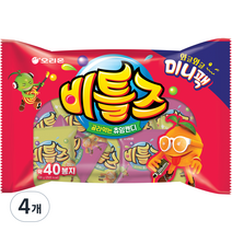 비틀즈 미니 츄잉캔디 40p, 598g, 4개