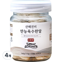 산해진미 만능 육수한알, 140g, 4개