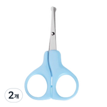 오래 유아용 긴가위형 손톱깎이, 블루, 2개