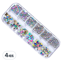 메이브라운 셀프 AB 풀스톤 네일파츠, 오펄, 4세트