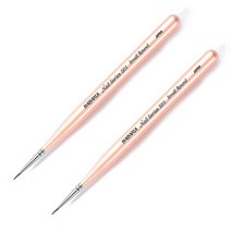 바바라 네일아트 브러쉬 501, 혼합색상, 2개