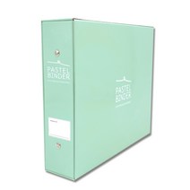 메이커리 파스텔 바인더 포토앨범 소형, 민트(앨범), 블랙(내지), 25매