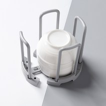 솔브리빙 크기조절 플라스틱 배수 식기건조대, 화이트
