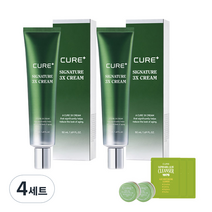 김정문알로에 큐어 시그니처 3X크림 50ml x 2p + 2X크림 3.5g x 2p + 3X크림 2g x 3p, 4세트