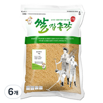 쌀집총각 발아 현미, 1kg, 6개