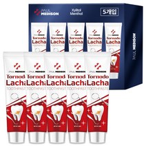 폴메디슨 토네이도 라차 치약 5개입 세트, 100g, 1개