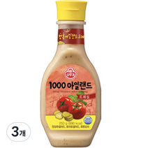 오뚜기 1000아일랜드드레싱, 250g, 3개