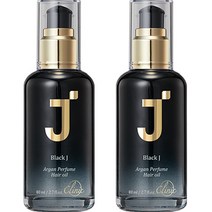 제이숲 블랙제이 아르간 퍼퓸 헤어 오일 헤어오일, 2개, 80ml