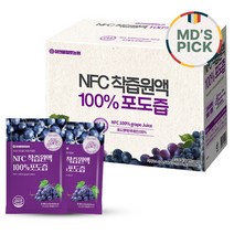 참앤들황토농원 NFC 착즙원액 포도즙 100ml x 50p, 5L, 1개