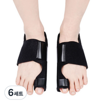 엄지발가락 부목 고정밴드 좌우 세트, 6세트
