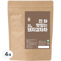 진차 맛있는 국산 유기농 돼지감자차, 70g, 4개