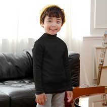 키즈코디 아동용 피치 하프넥 폴라티