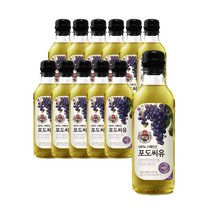 백설 포도씨유, 500ml, 12개