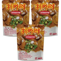 [리라쿠마카레밥] 돌아온 한남동 휘카레 소스, 180g, 3개
