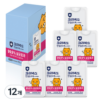 크리넥스 손소독 스프레이 알로에, 15ml, 12개
